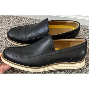 Cole Haan Black Leather Loafers